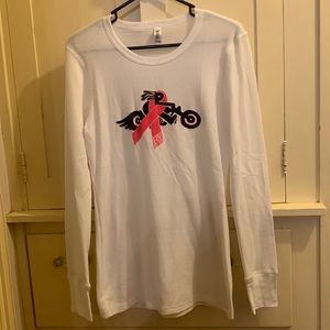 Bella White Long Sleeved Shirt Size XL